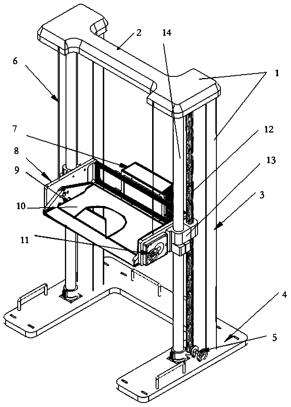 An optical scanner controller bracket