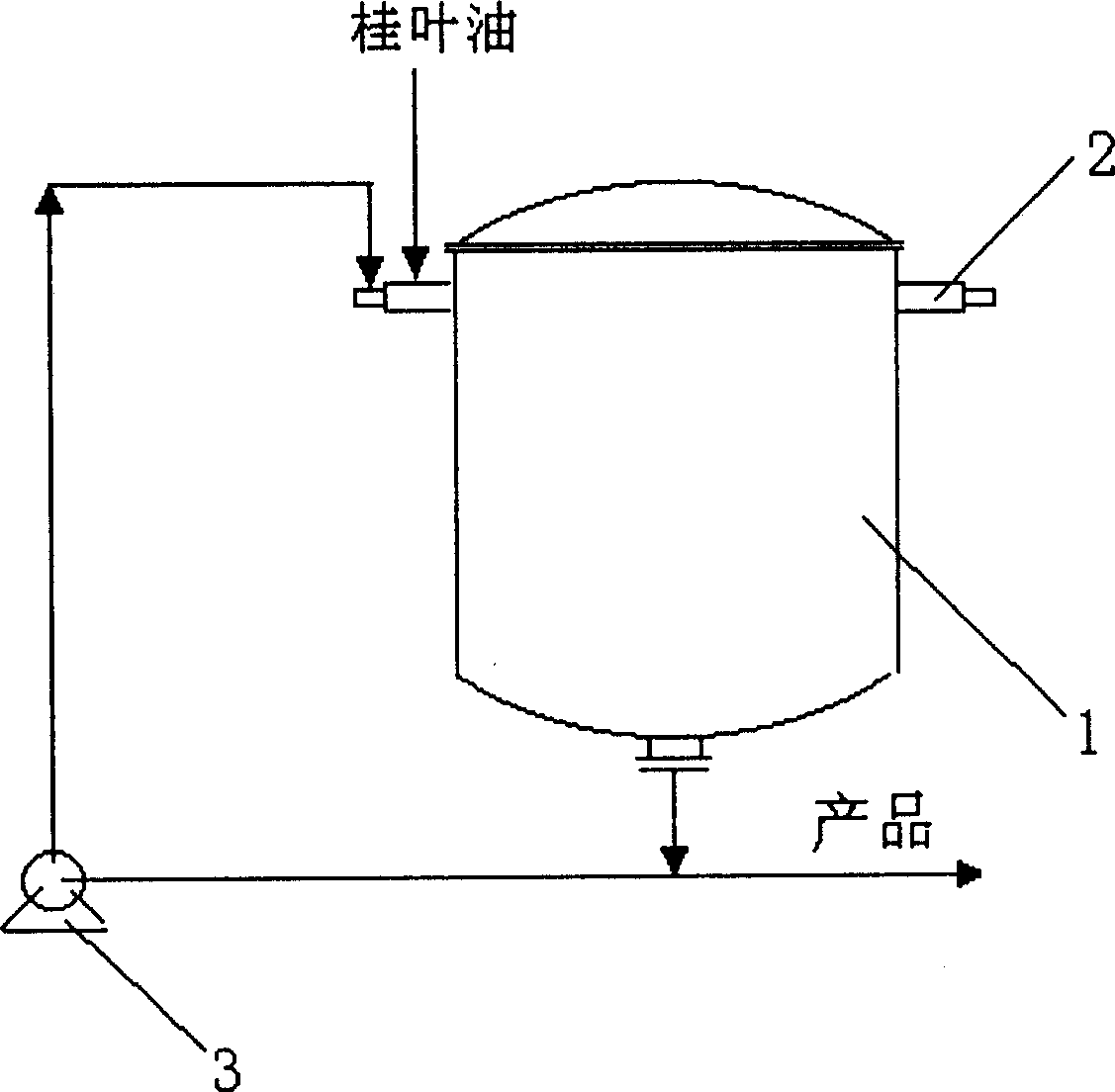 New method for preparing natural benzaldehyde by hydrolyzing bay leaves oil