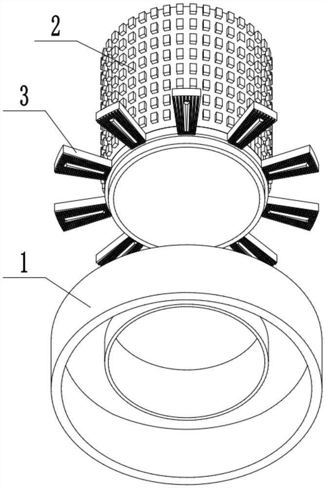 Coal feeding prevention device for roller bearing of coal conveying belt