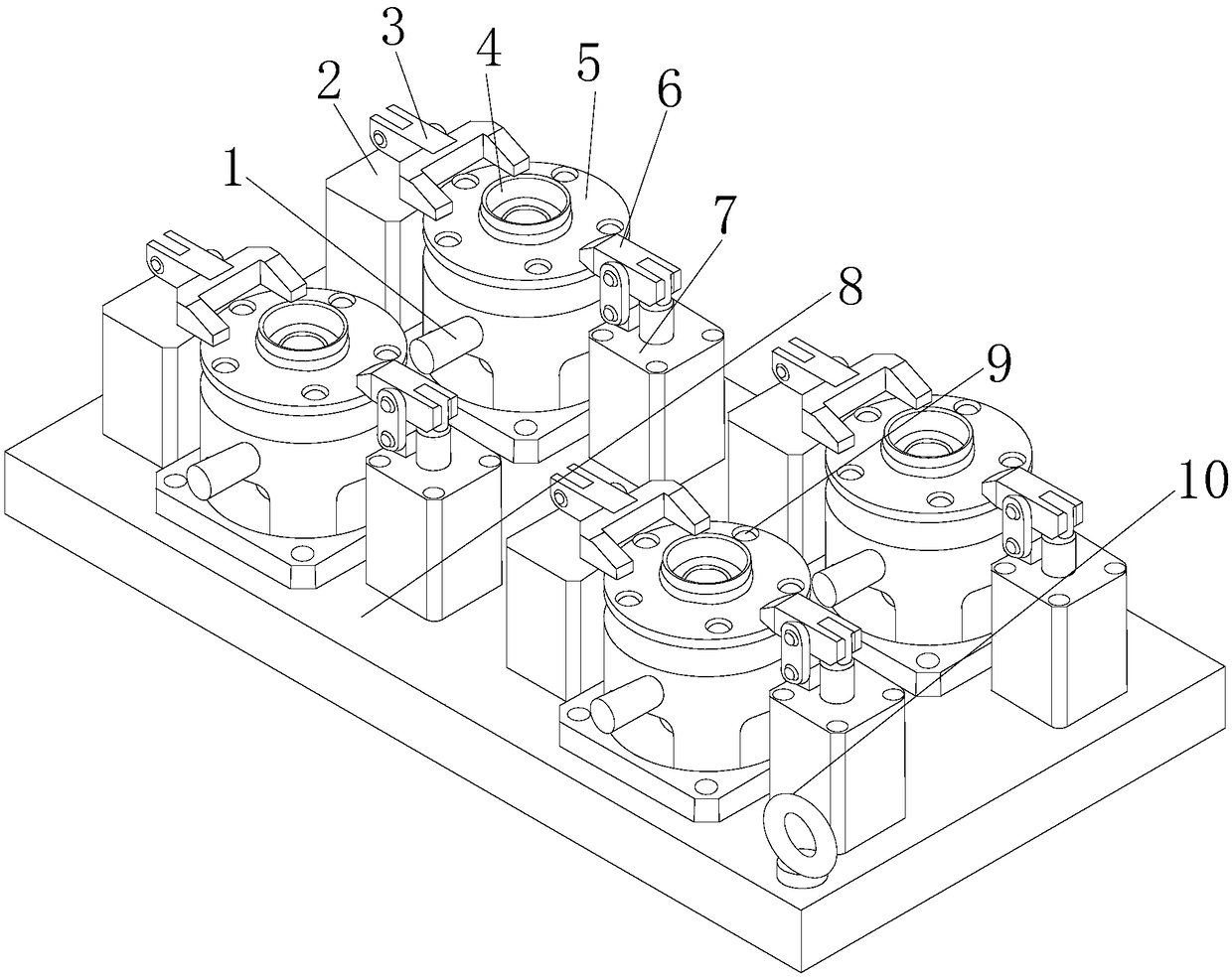 Internal expansion type tool for lathe turning