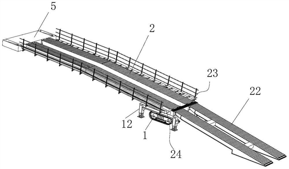 Efficient tunnel operation bridge equipment