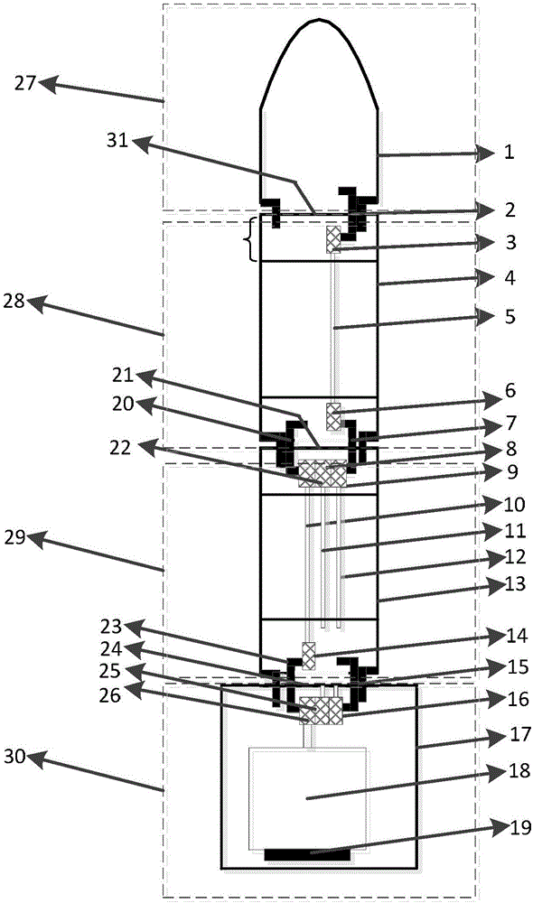 Humanoid mechanical finger structure based on shaft drive transmission