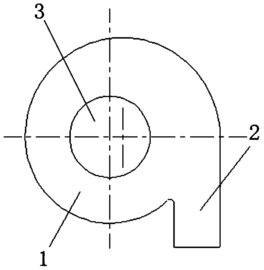 Novel dust-raising-prevention efficient cyclone separator and design method thereof