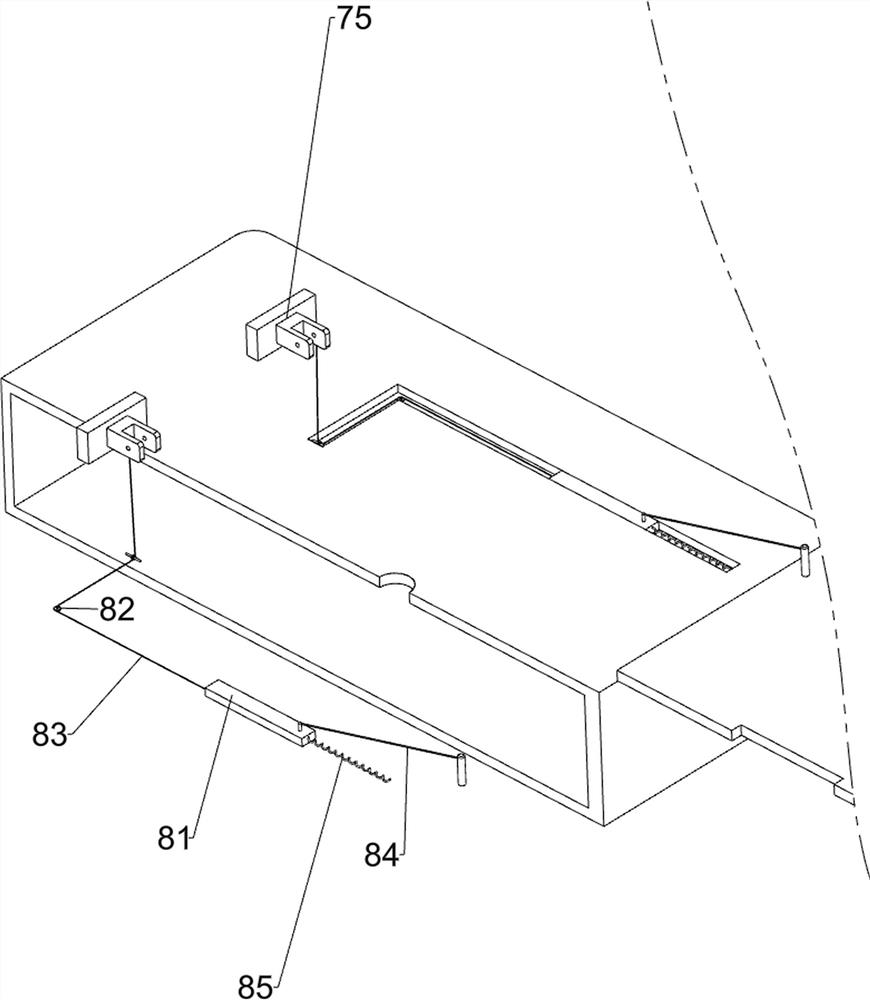 Formaldehyde detection box convenient to operate