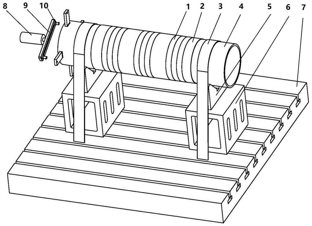 Technological method for manufacturing rotor shielding sleeve in machining mode