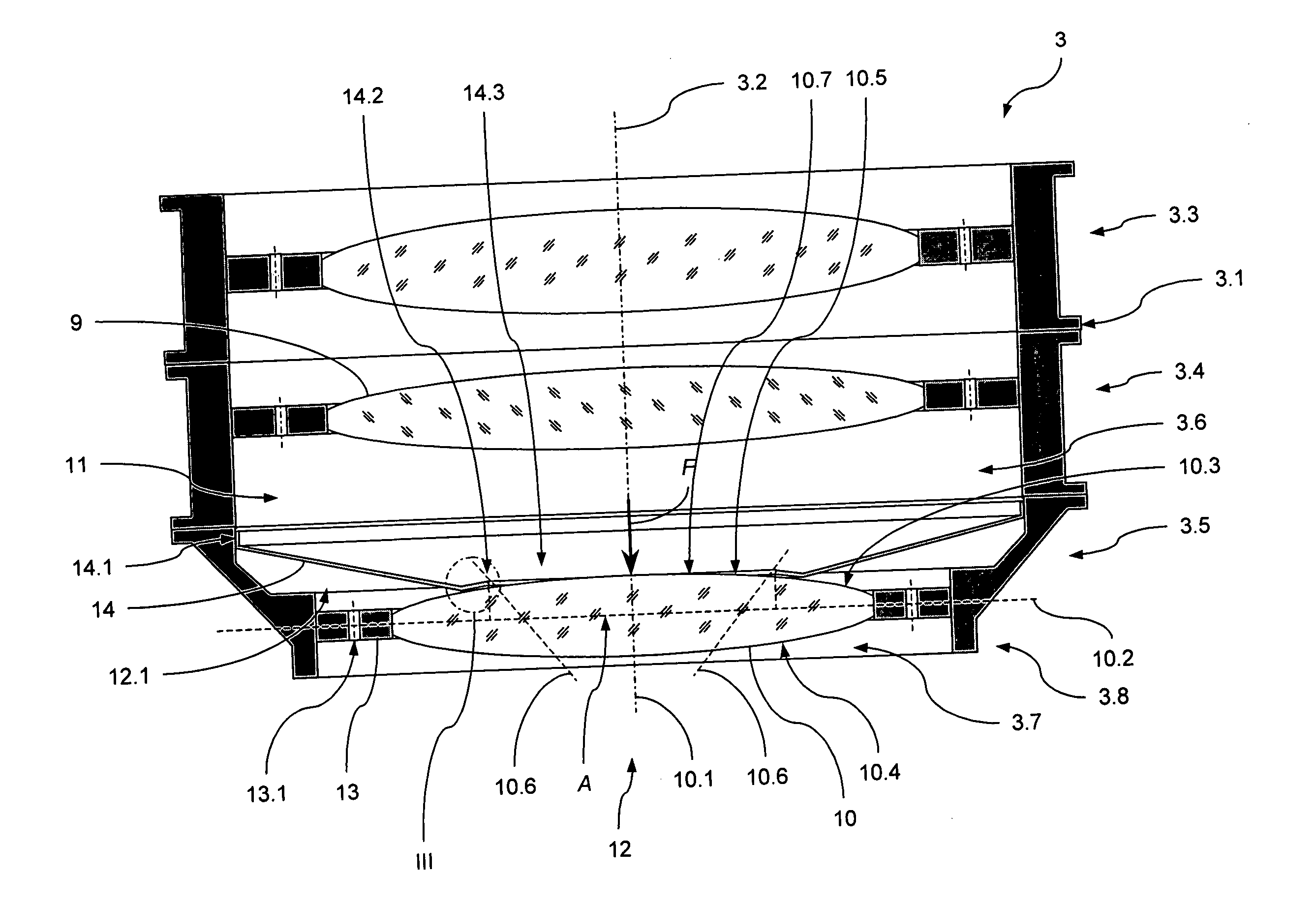 Optical element unit