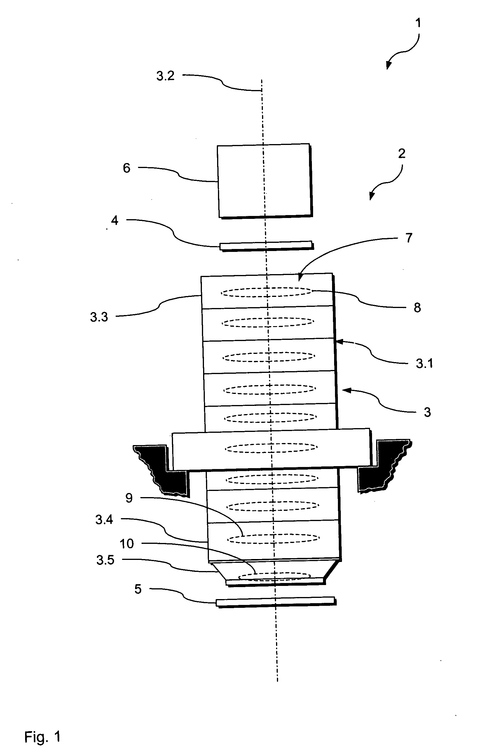 Optical element unit