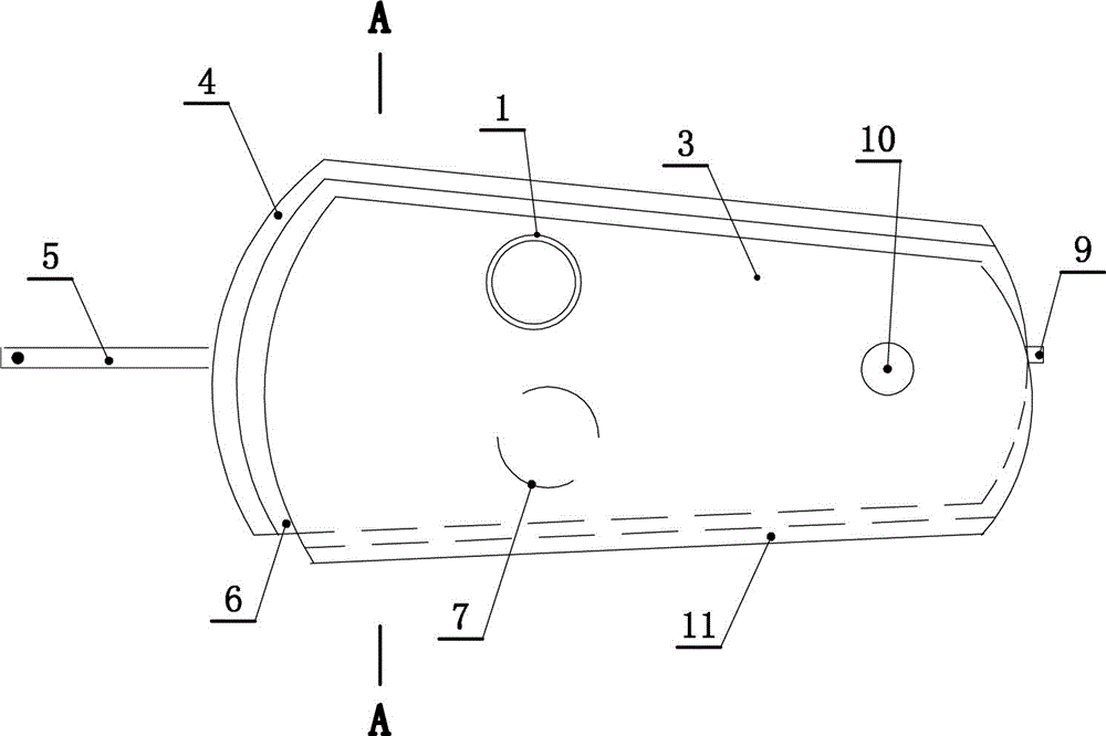 Double-hole plate-free sealing angular ash-discharging valve