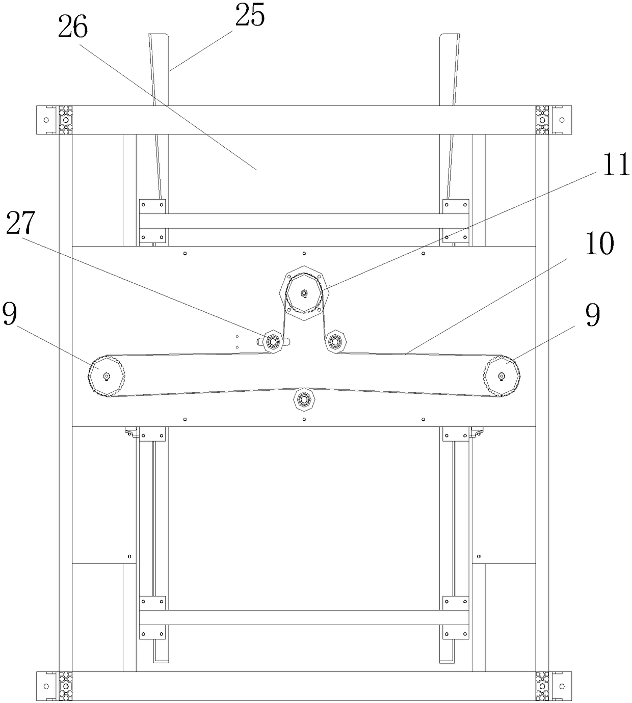 Intelligent automatic rising-lowering wardrobe