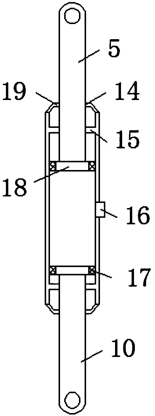 Rear guide rod for automobile