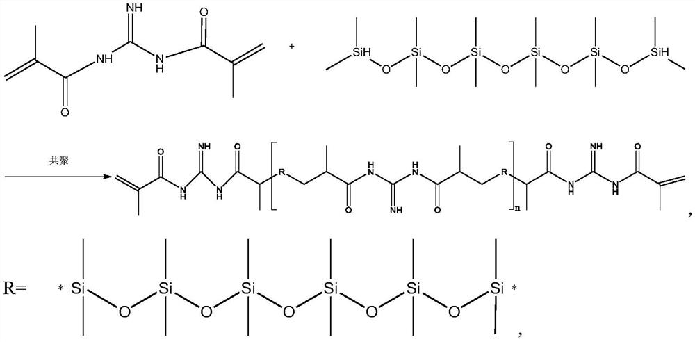 A kind of self-adhesive antibacterial silicone rubber and preparation method thereof