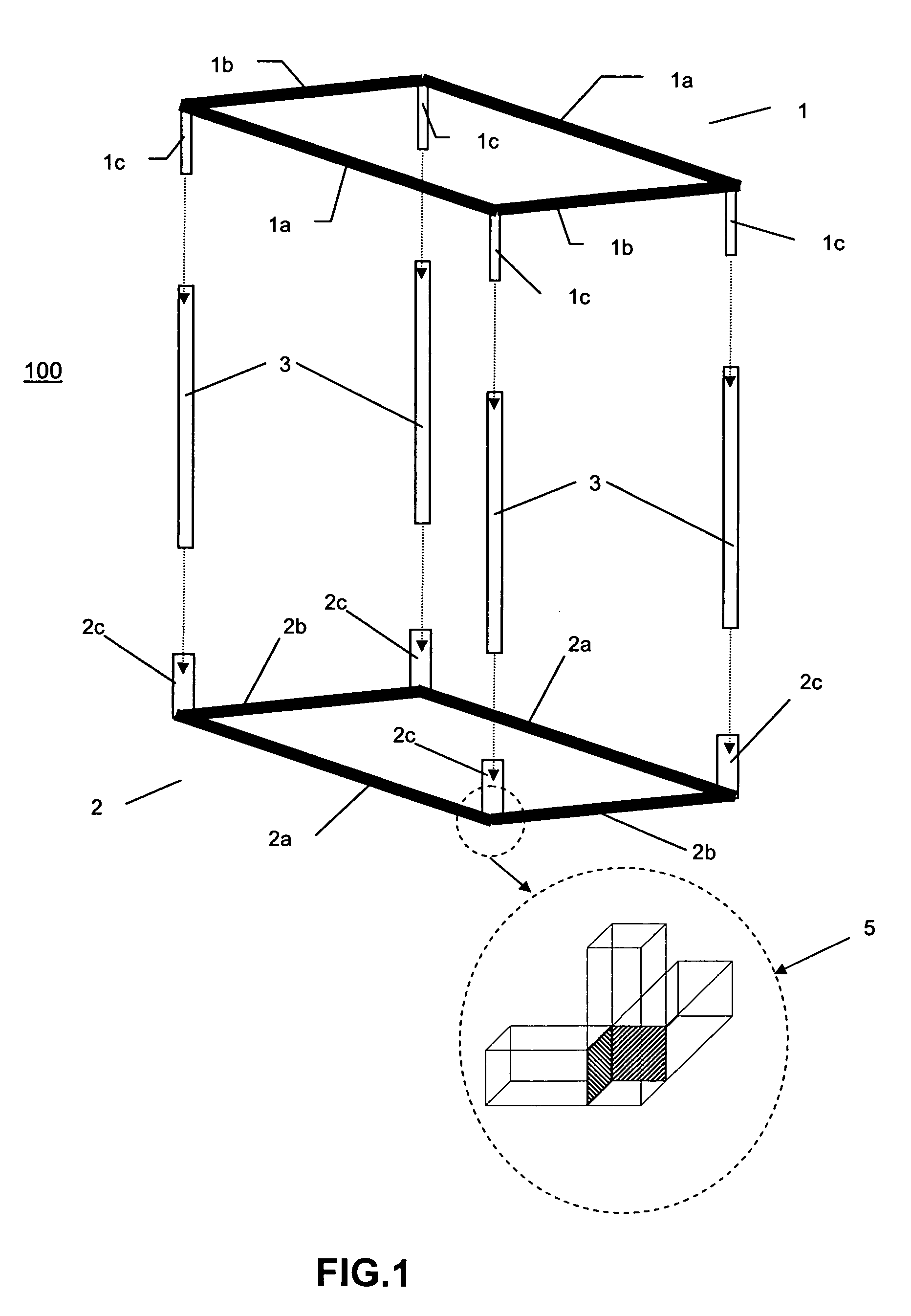 Modular reusable vehicle shipping crate