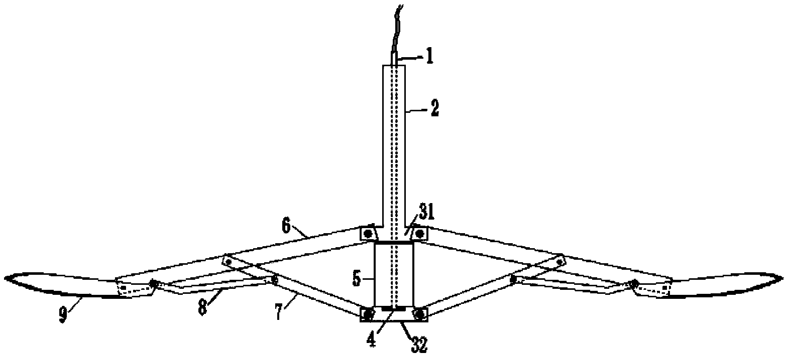 Blade-cut-in type soft soil multi-point displacement meter anchor head