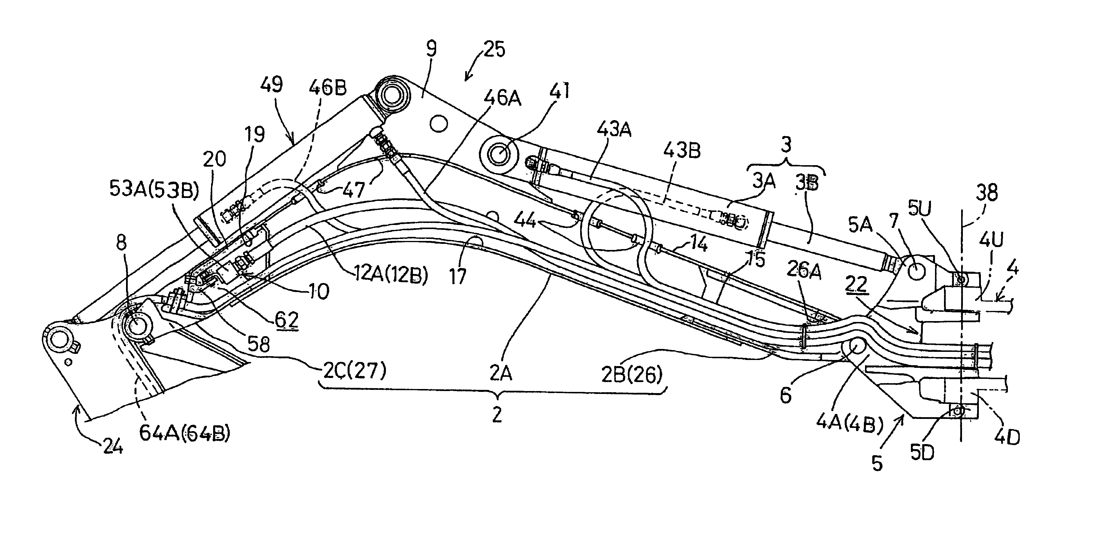 Swivel type working vehicle