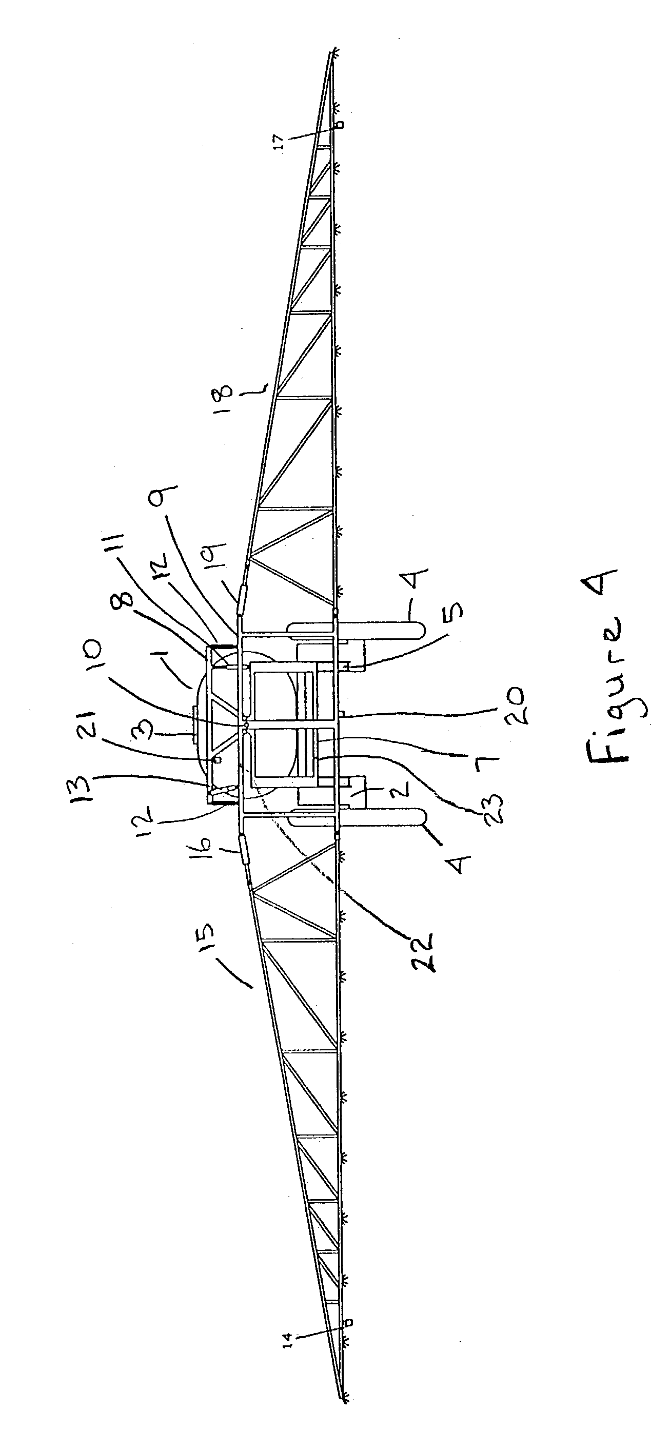 Roll control system and method for a suspended boom