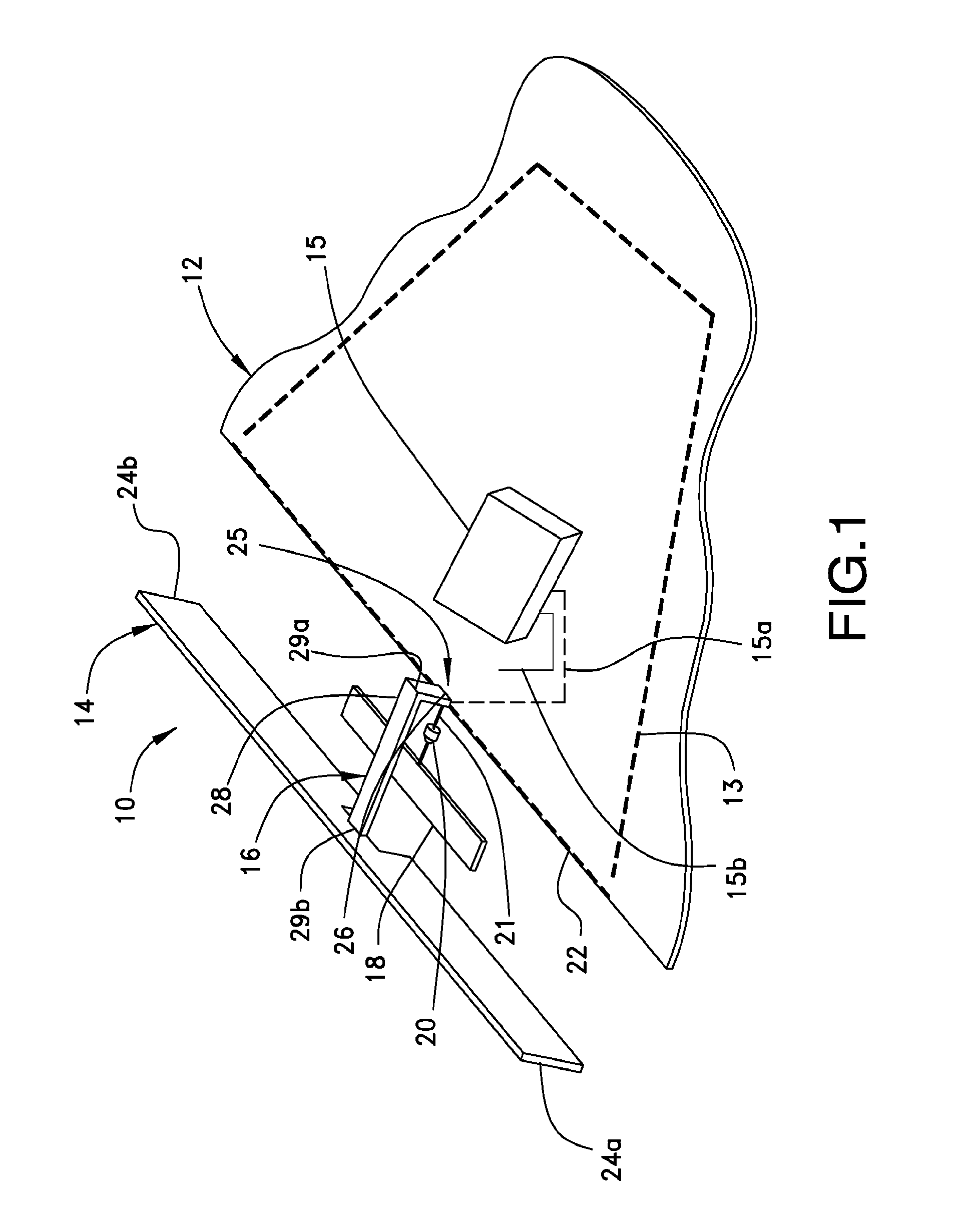 Indirect fed antenna