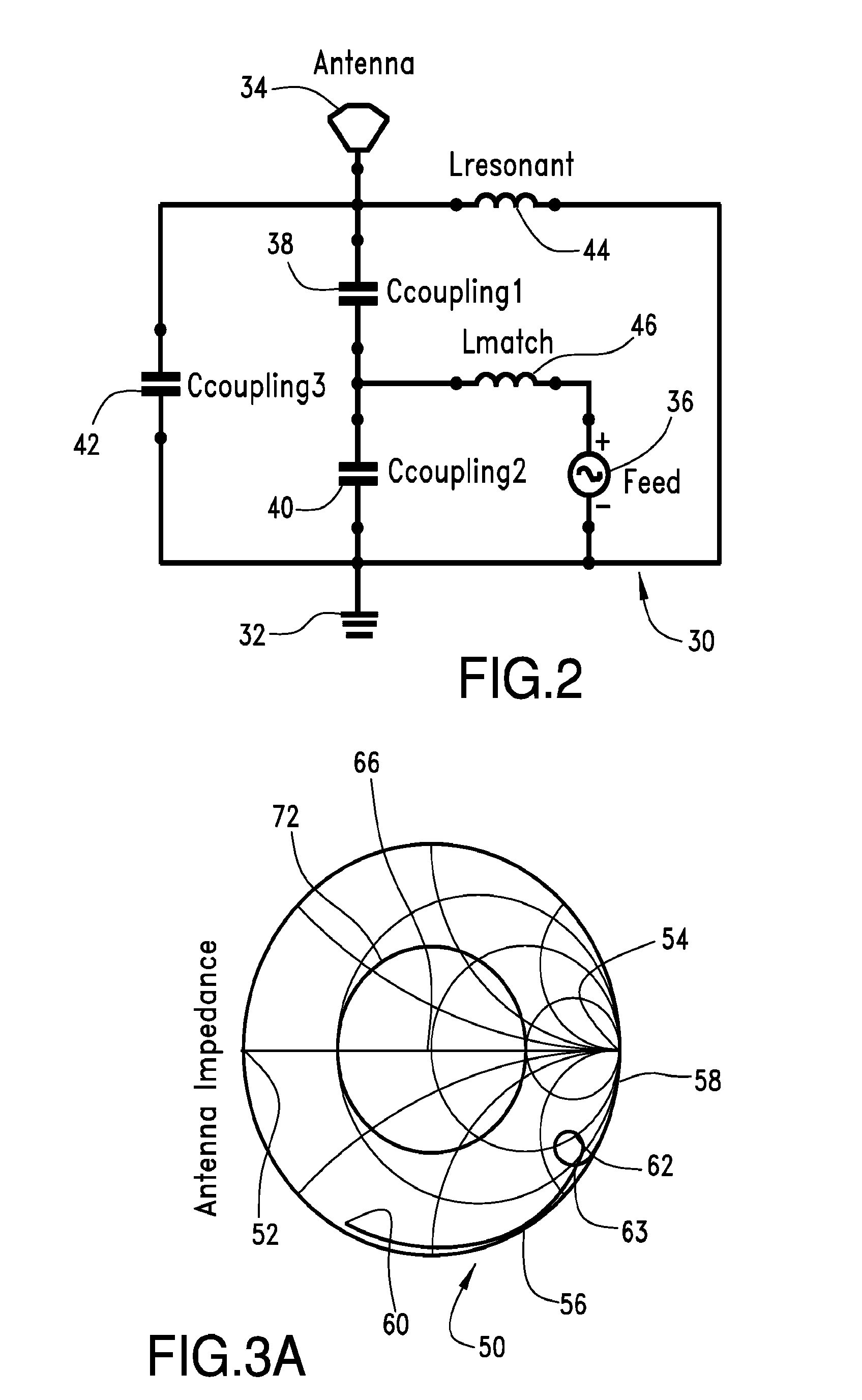 Indirect fed antenna