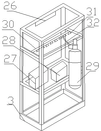 Mobile and lifting intelligent power distribution cabinet