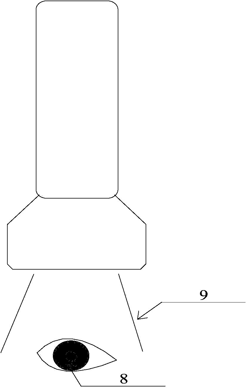 Portable pupil response sensitivity testing device