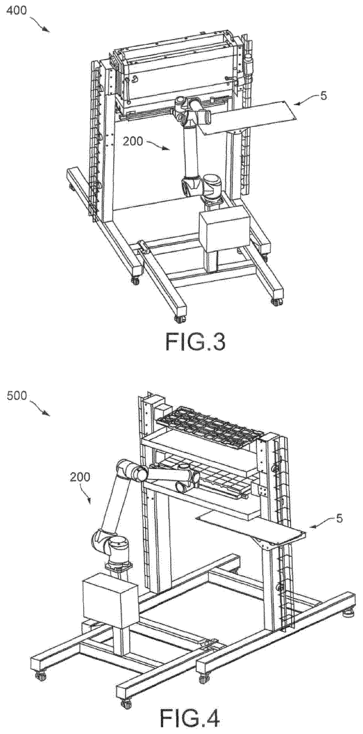 Modular production line and process for using it