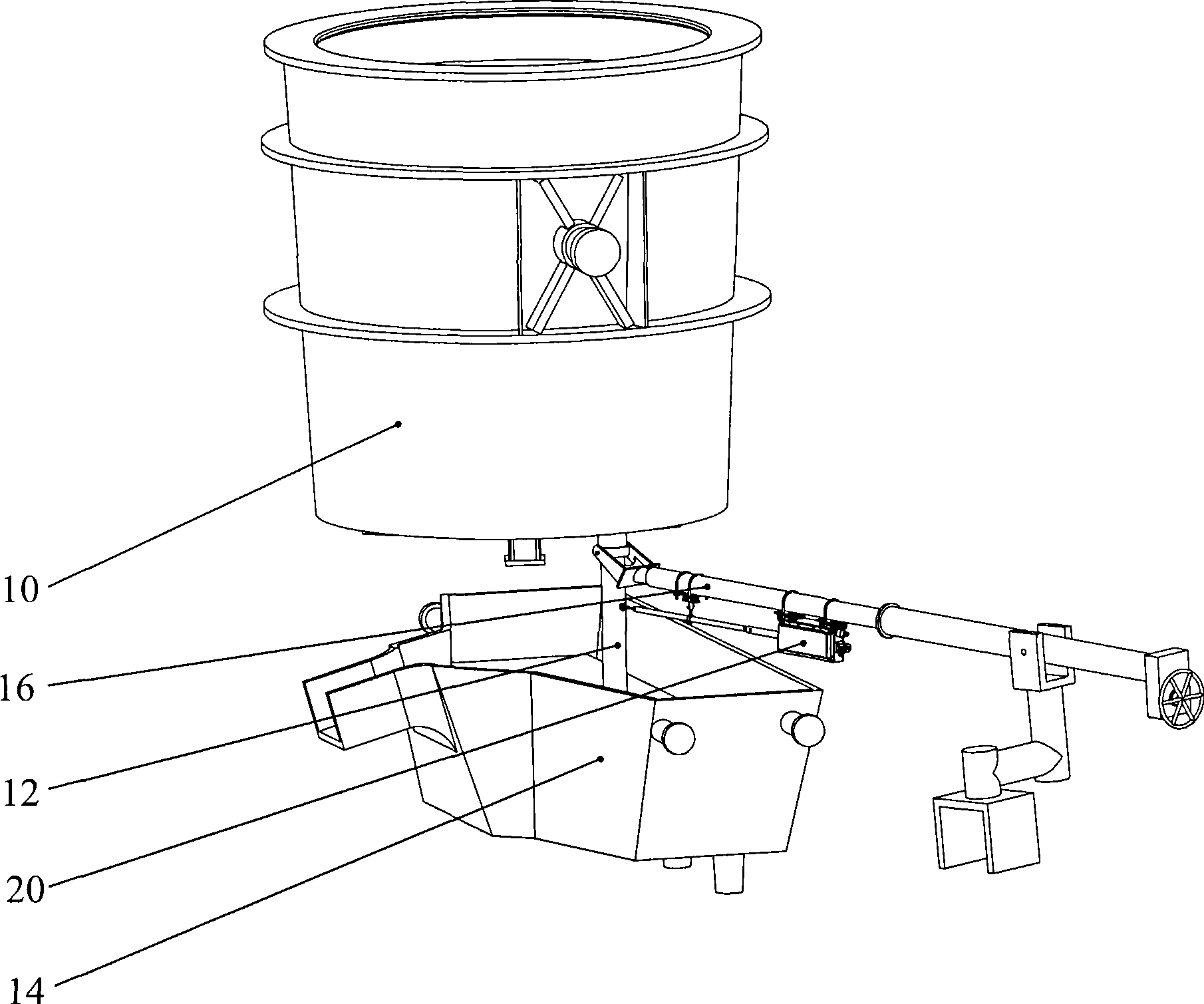 Detecting device of discharging slag from ladle