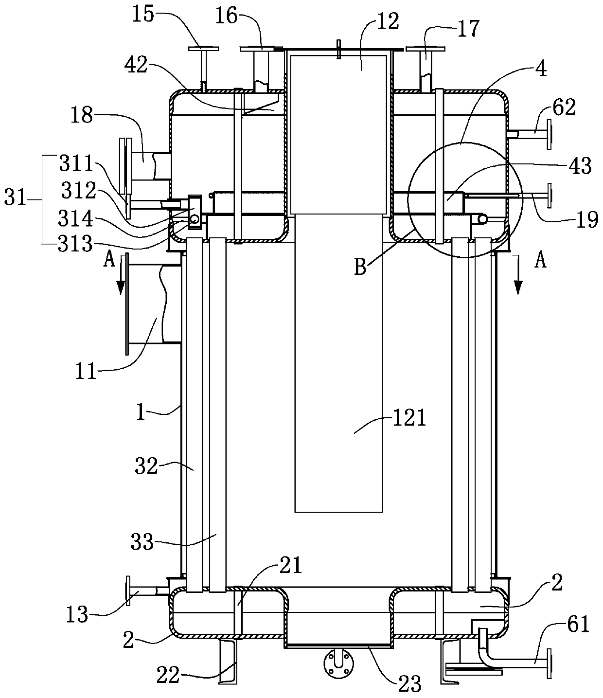 Circulating condensation boiler