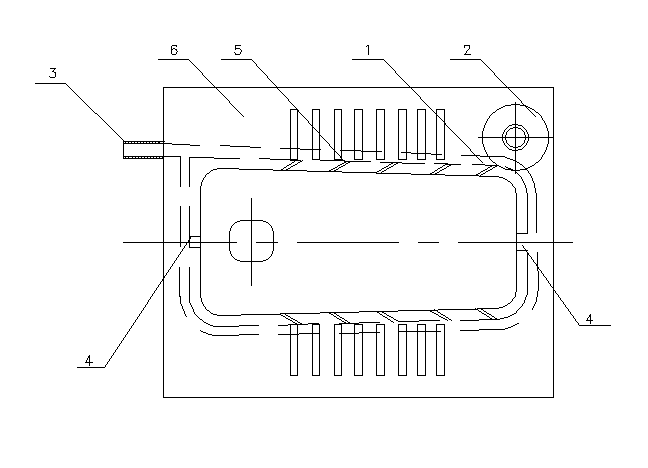 Flush ring of squatting pan with touch flush valve