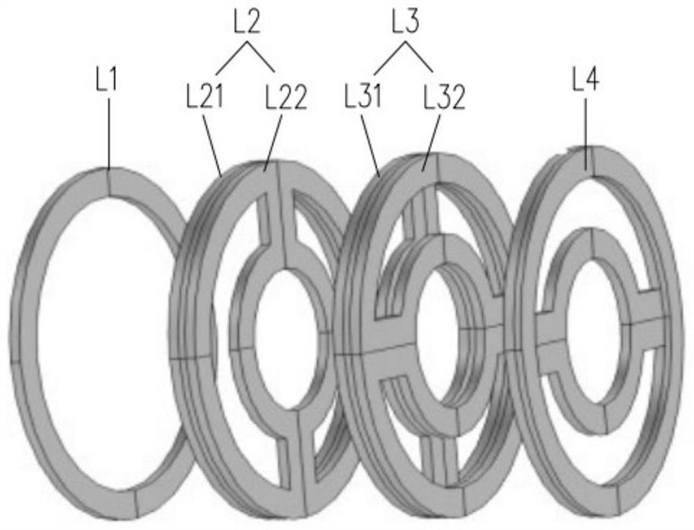 A wireless power transmission mechanism and a high-voltage power-taking wireless power transmission system