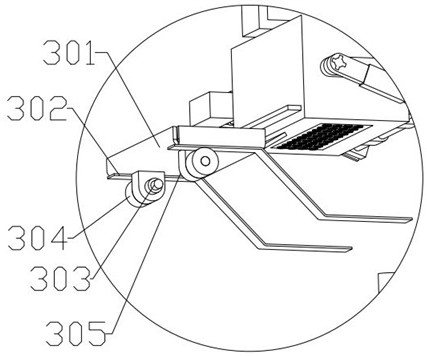 Suspensible surgical instrument cleaning equipment for gynaecology and obstetrics