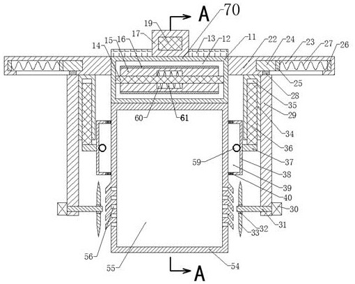 Insect-proof and rain-proof outdoor terminal box with sealing protection function