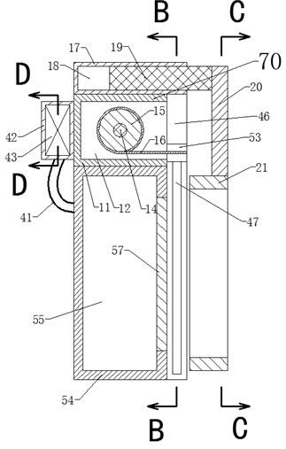 Insect-proof and rain-proof outdoor terminal box with sealing protection function