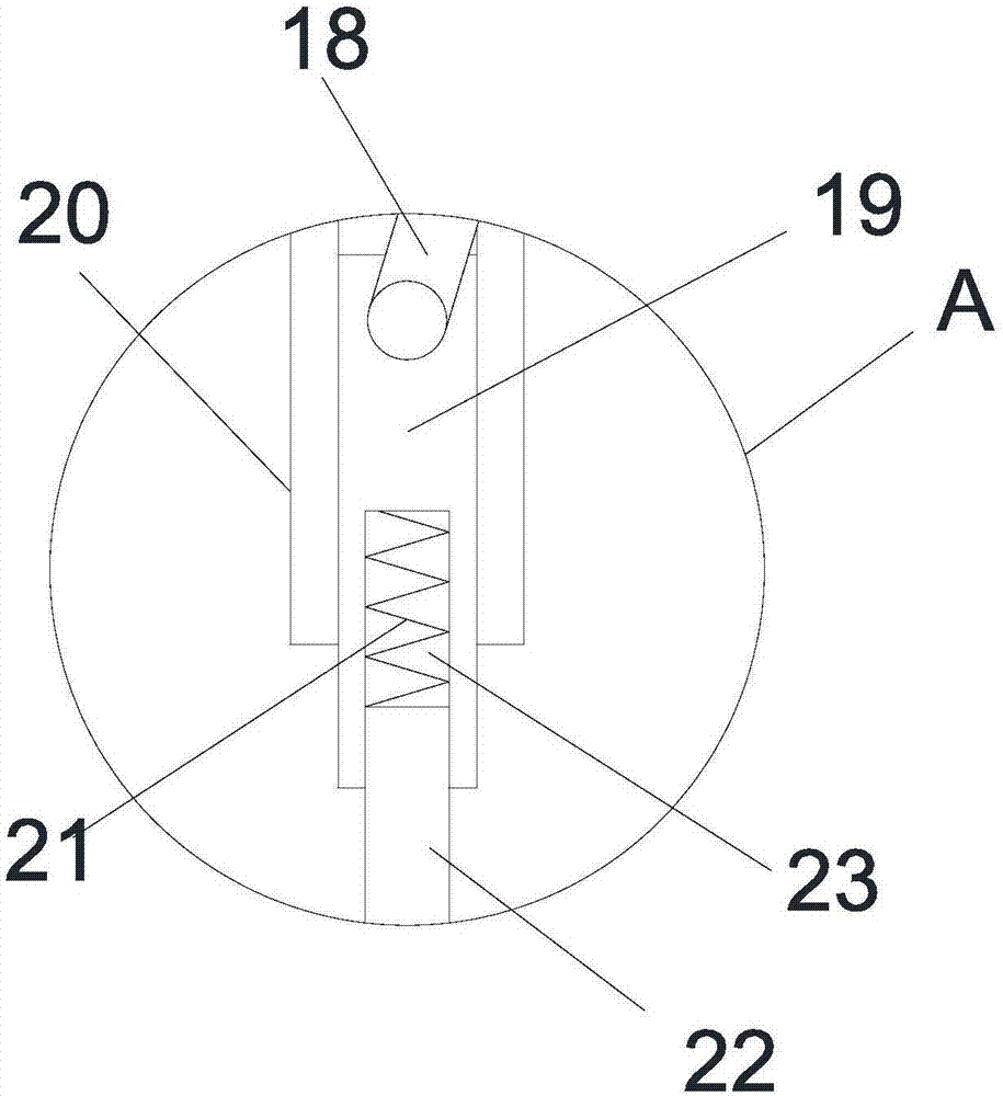 Medical garbage rough-crushing device