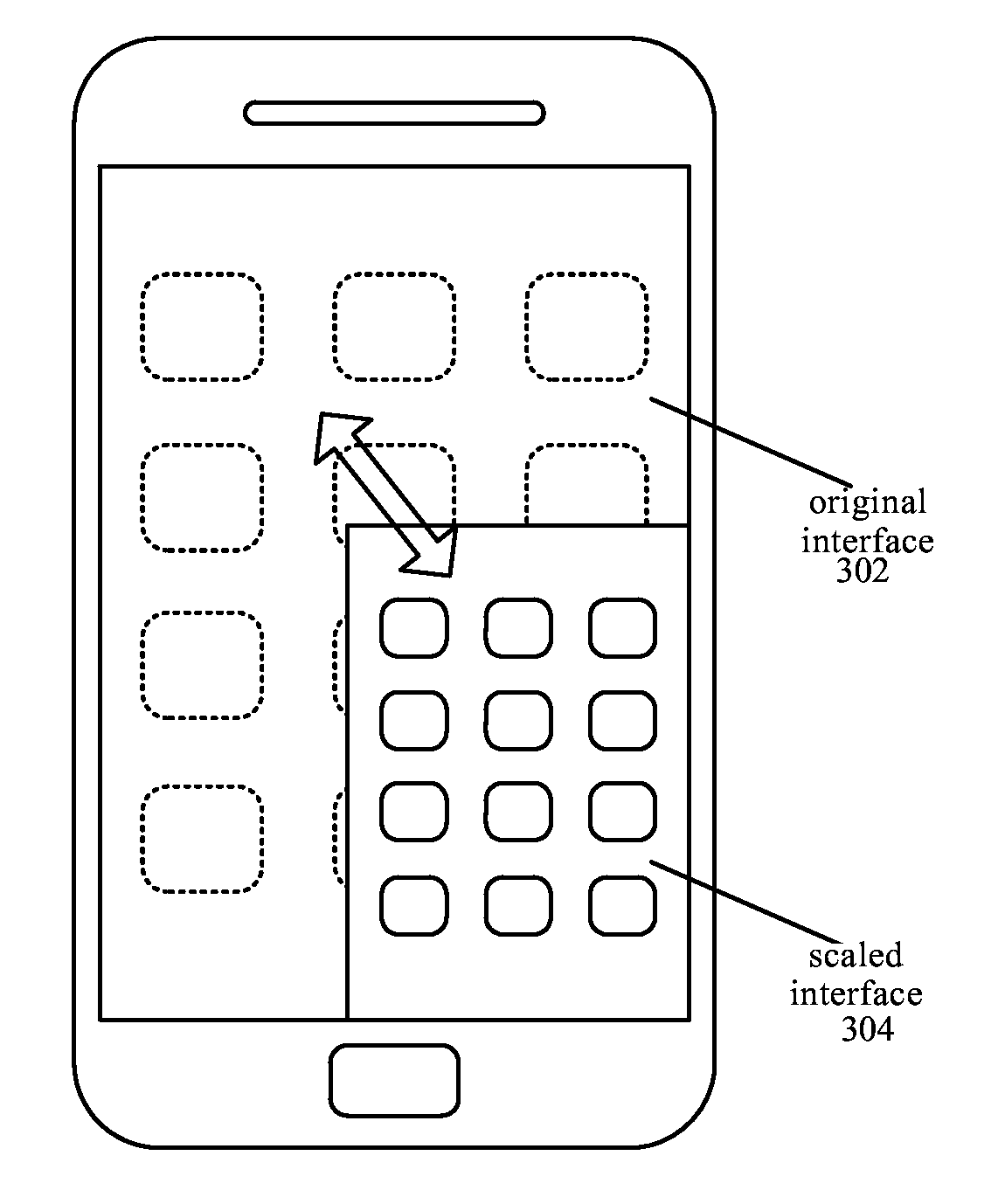 Terminal and interface operation management method