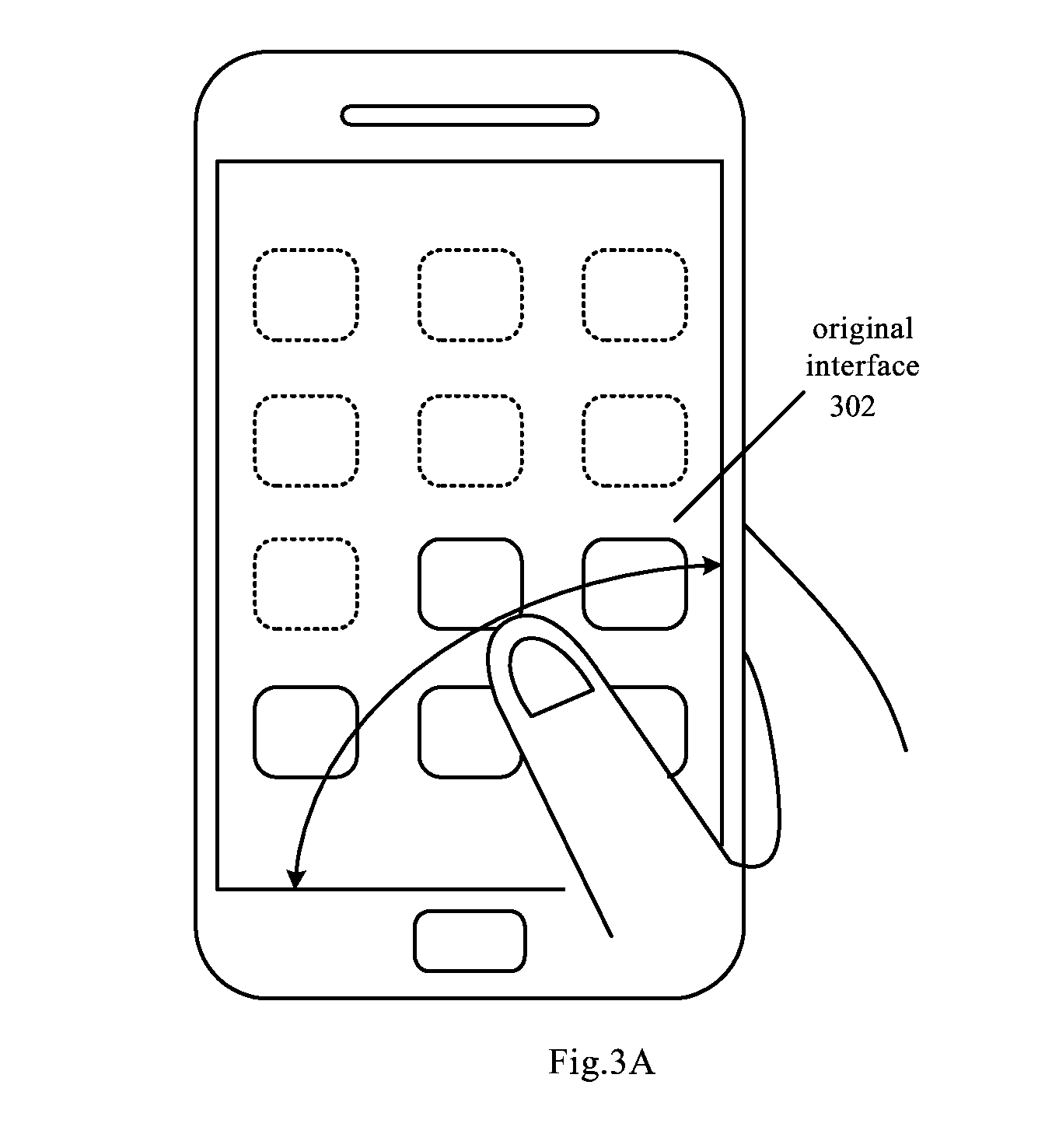 Terminal and interface operation management method