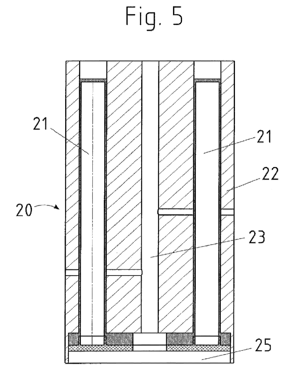 Stun grenade and method for production thereof