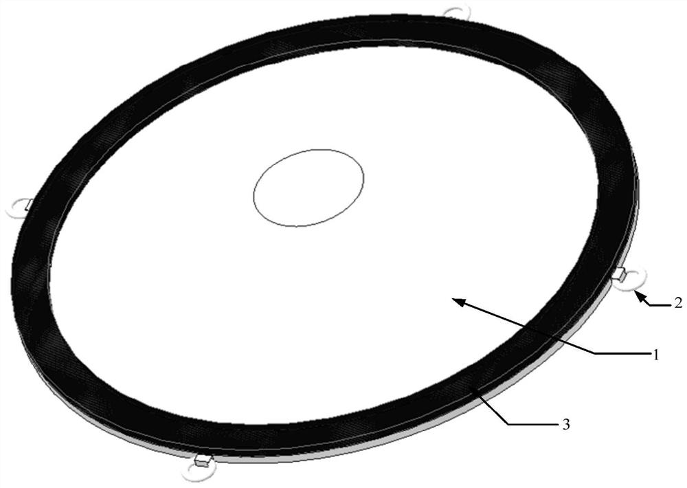 A flexible high-precision parabolic antenna and its preparation method