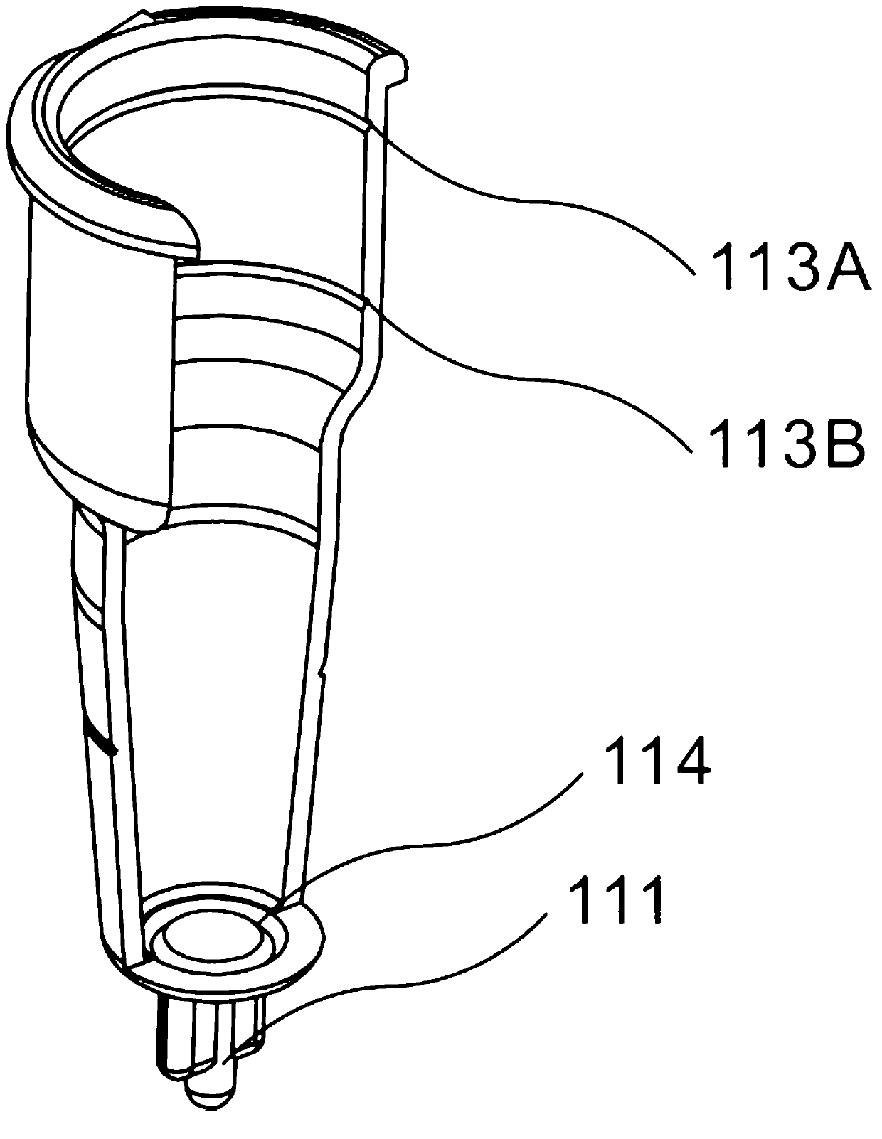 Closed type chromatography test paper detection device and application method of closed type chromatography test paper detection device