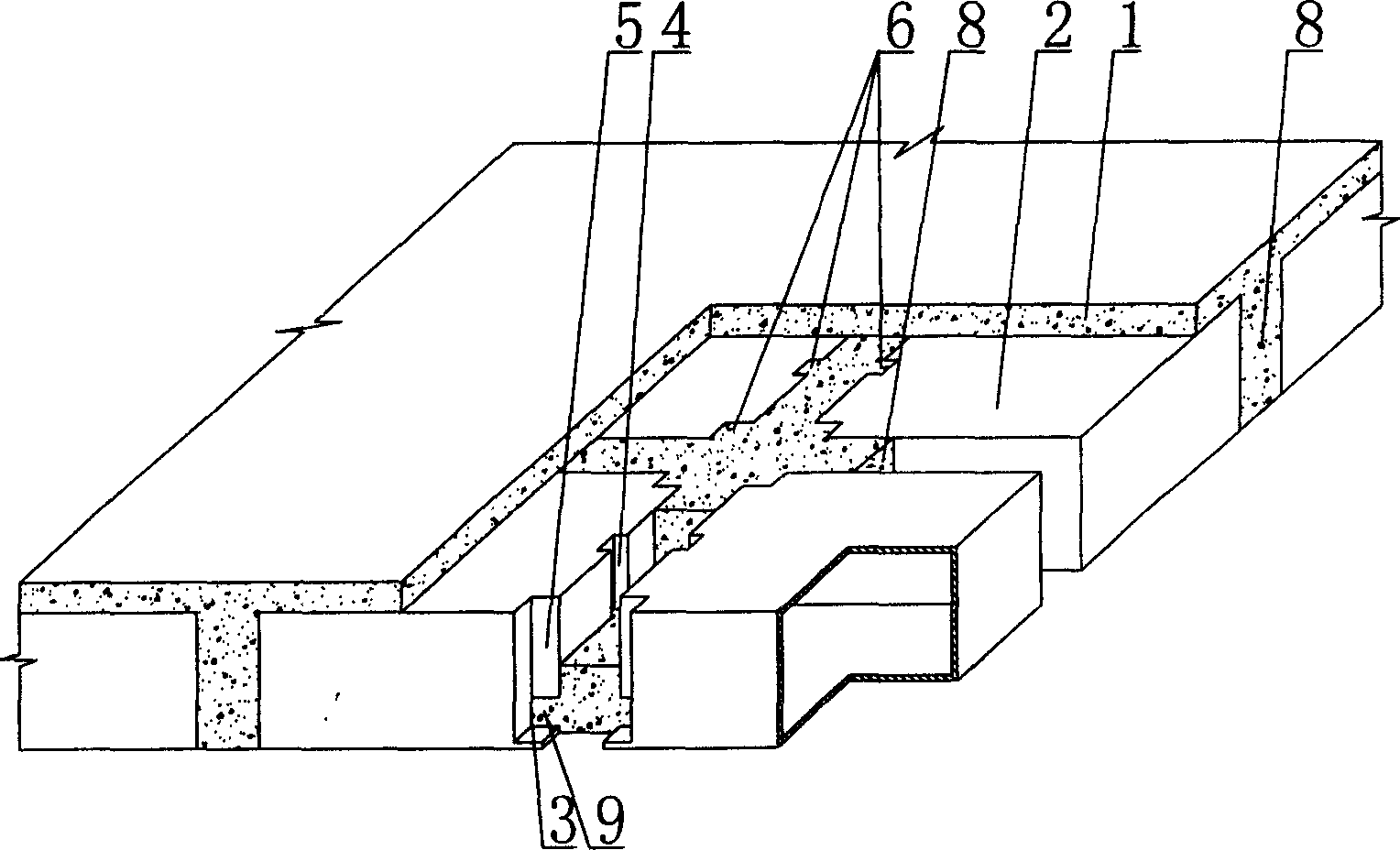 Cast-in-situs concrete board