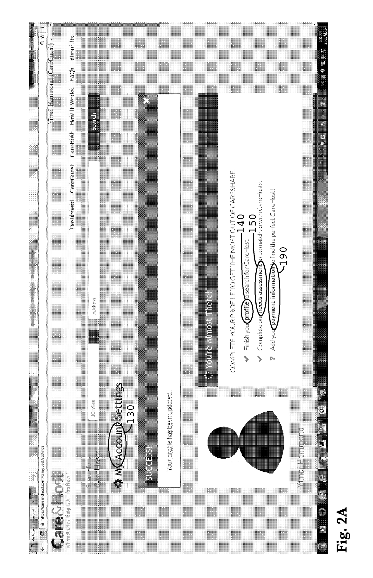 Method and system for care & host