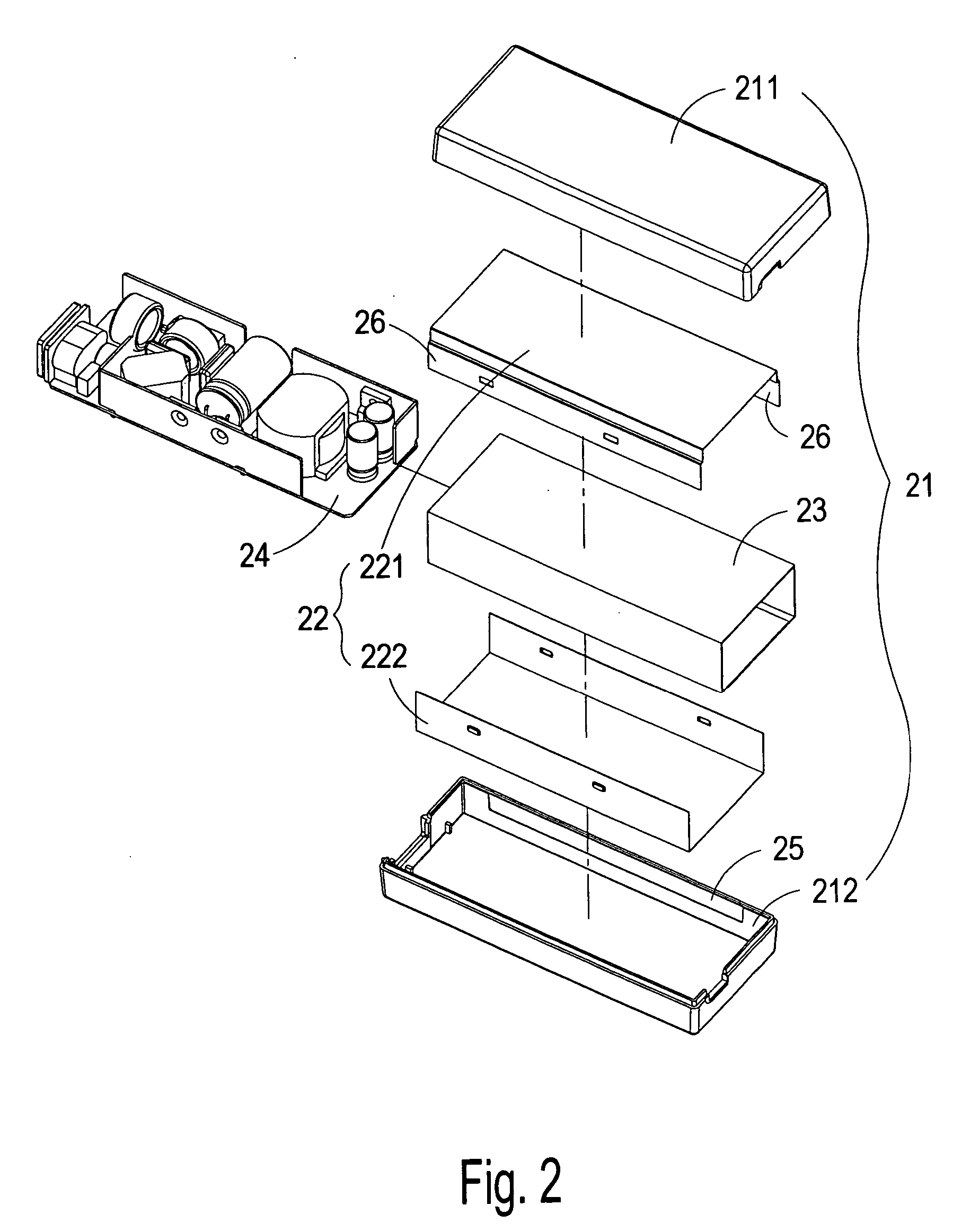 Electronic device with uniform heat-dissipation