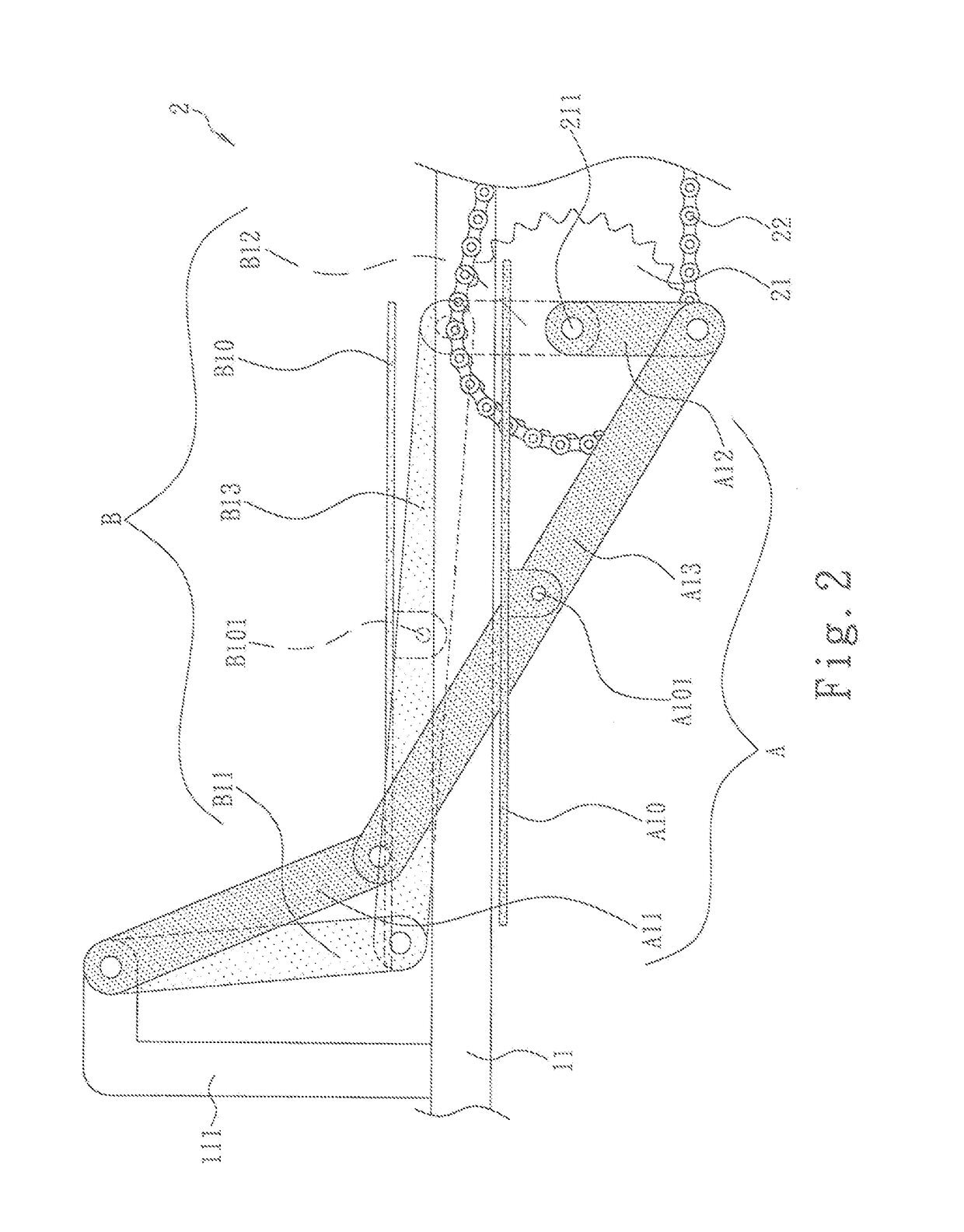 Pedal-propelled transmission mechanism