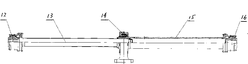 Mechanical synchronizer for main driving motor of disc shear