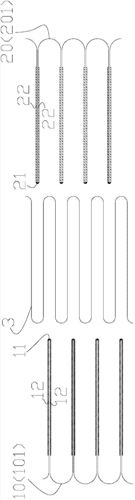 Core structure of lithium battery and assembling method of core structure