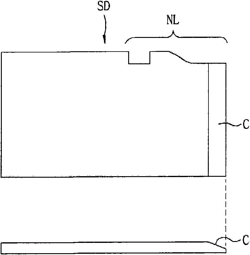 Apparatus for cutting processing memory card