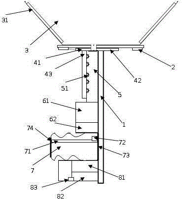 Roadway illuminating equipment with rainwater collection function