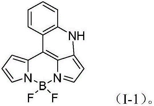 BODIPY fluorescent dye, and preparation method and application thereof