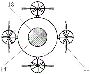 Unmanned aerial vehicle based cleaning robot