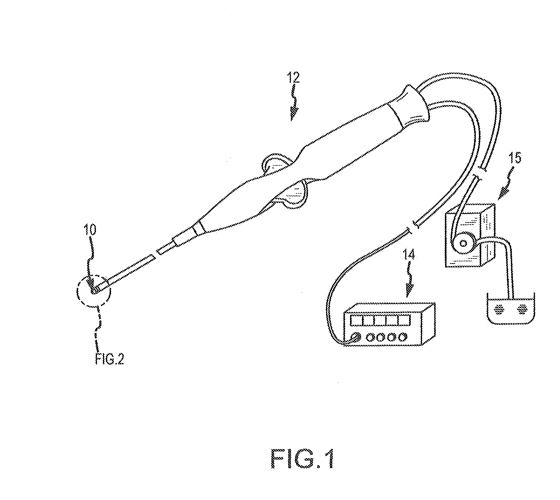 Irrigated ablation catheter having parallel external flow and proximally tapered electrode