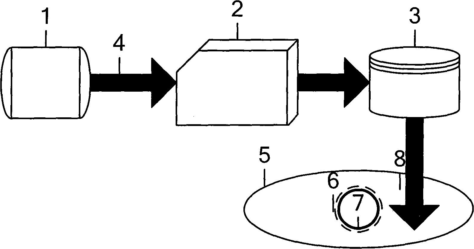 Semiconductor laser glue solidification device and application method thereof