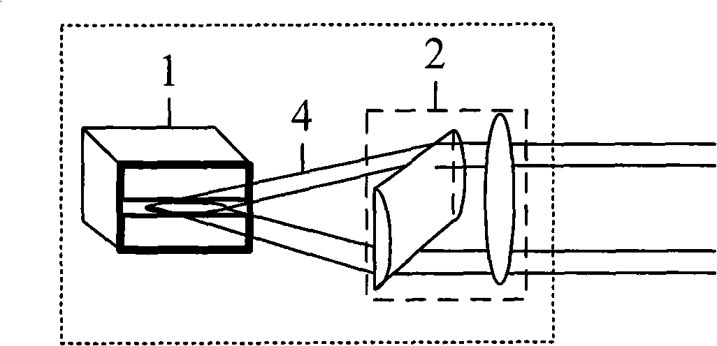 Semiconductor laser glue solidification device and application method thereof